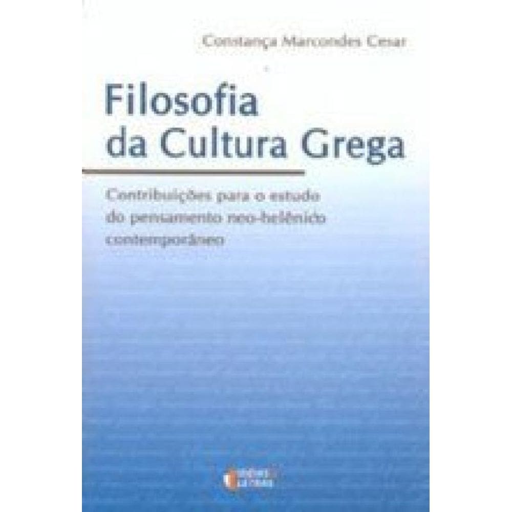 Filosofia Da Cultura Grega