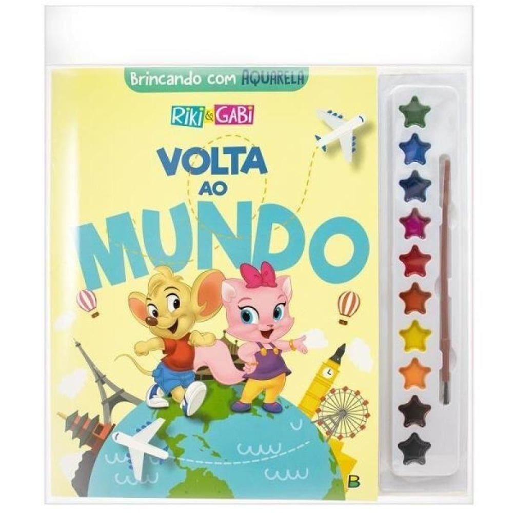 Brincando Com Aquarela: Riki Volta Ao Mundo