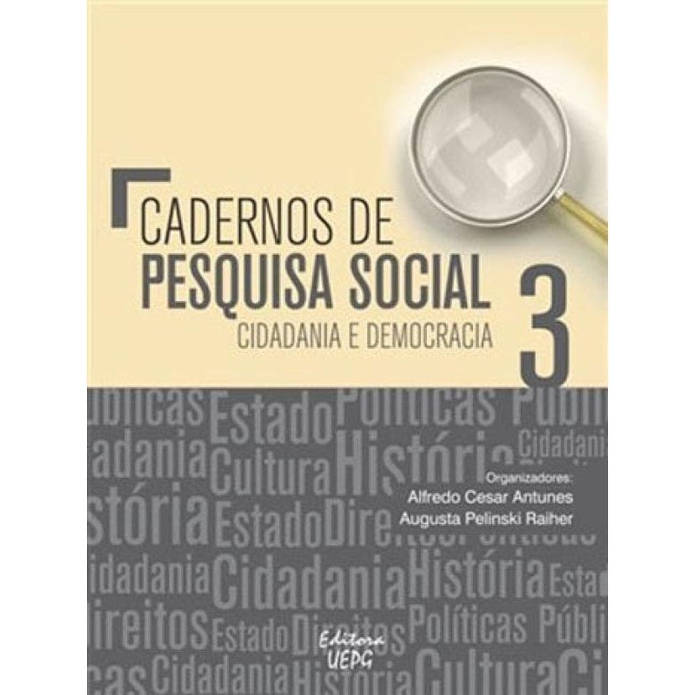 Cadernos De Pesquisa Social - Vol. 3 - Cidadania E Democracia