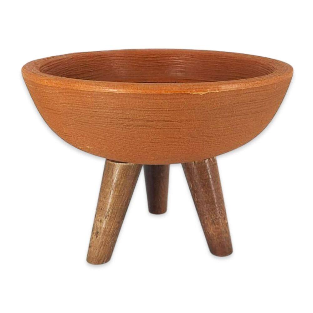 Vaso Bacia Mini Pé Palito (17x23) Chocolate ALPE E ARITANA