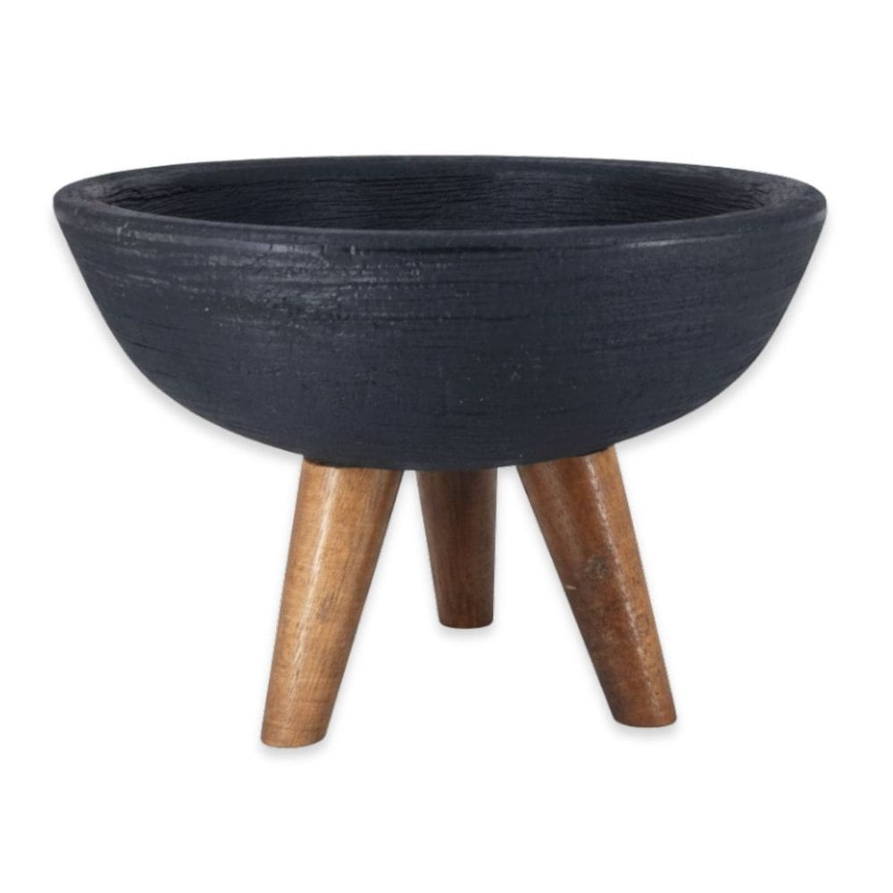 Vaso Bacia Mini Pé Palito (17x23) Preta ALPE E ARITANA