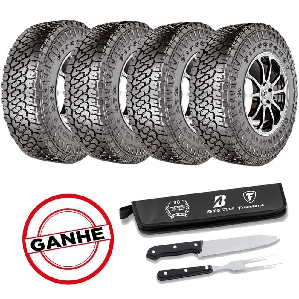 Combo 4 Pneus 265/70r16 Destination Atx Firestone