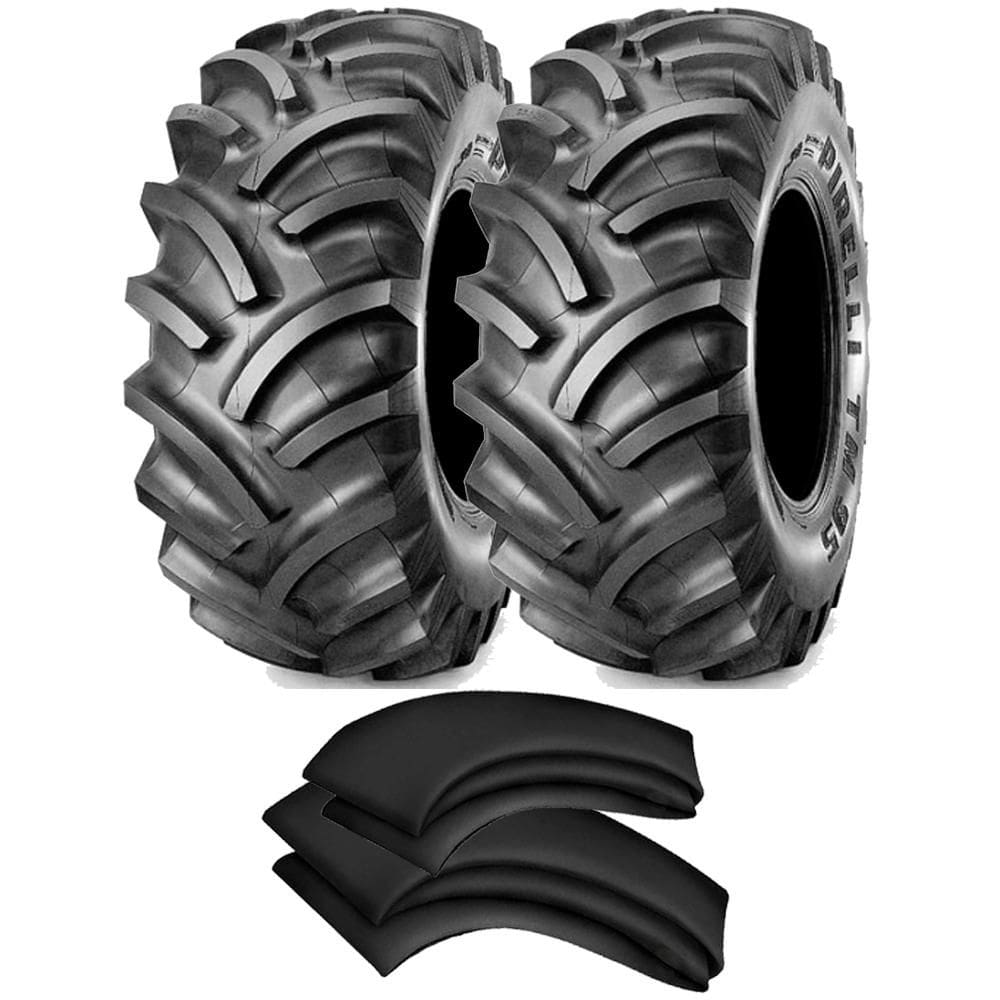 Kit 2 Pneus 14.9-24 8 Lonas R1 Tube Type Tm95 Pirelli + 2 Camaras