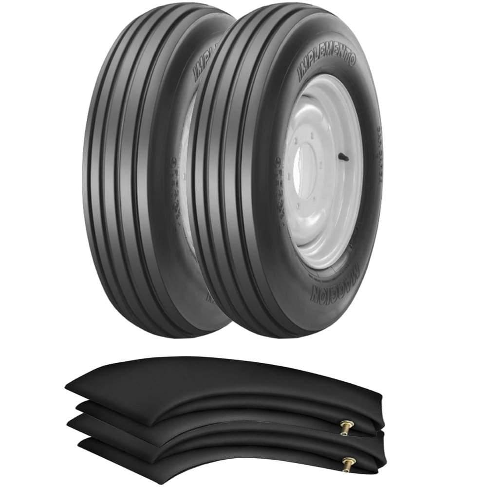 Combo 2 Pneu 900-16 10 Lonas Implemento Maggion + Camaras