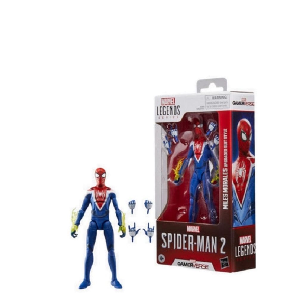 Spider-Man 2 Marvel Legends Series Gamerverse - SpiderMan Miles Morales Upgraded Suit Style – Hasbro