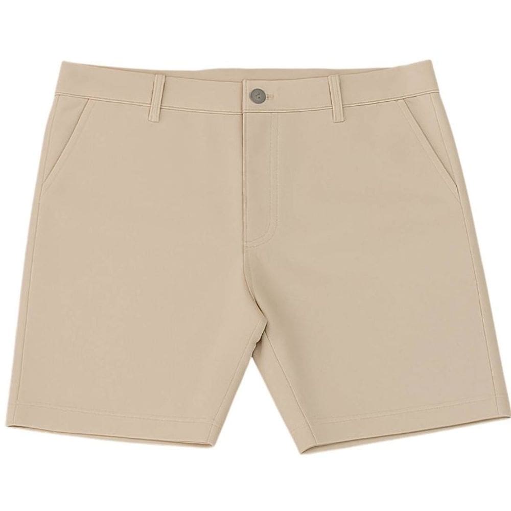 Bermuda Masculina Contra Regra Sarja Bege Plus Size