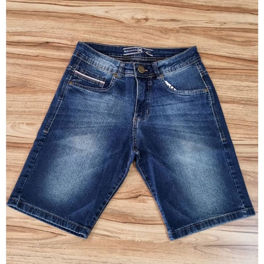 Bermuda Jeans Masculina Squadrão  Conforto e Estilo Casual