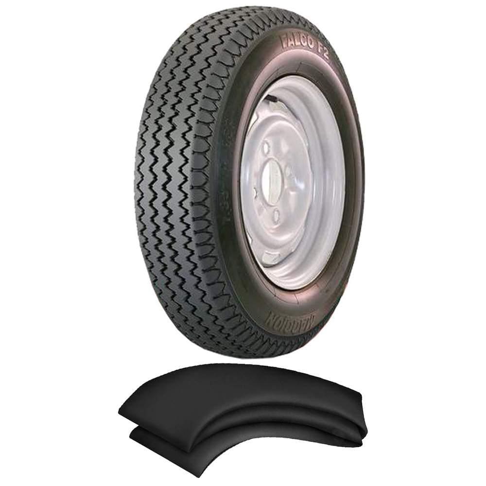 Kit Pneu Fusca 560-15 4 Lonas Falco F2 Maggion + Camara