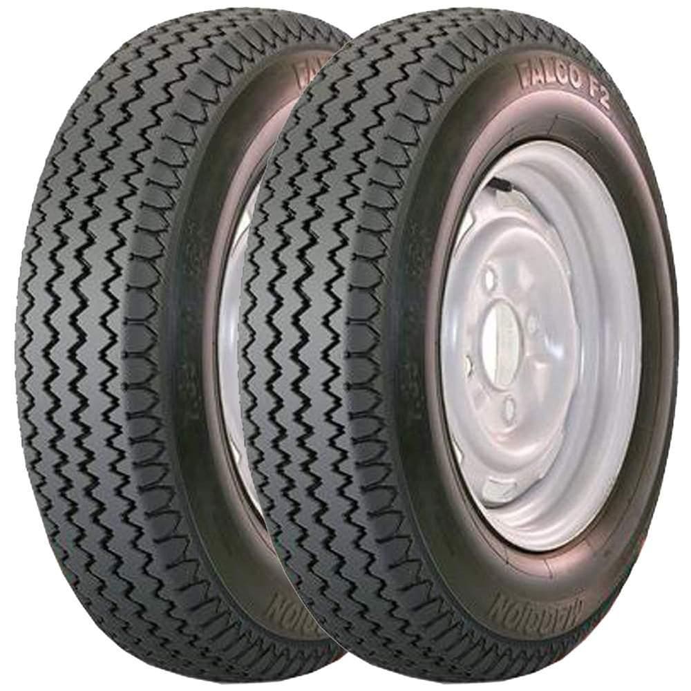 Combo 2 Pneus Fusca 560-15 4 Lonas Falco F2 Maggion