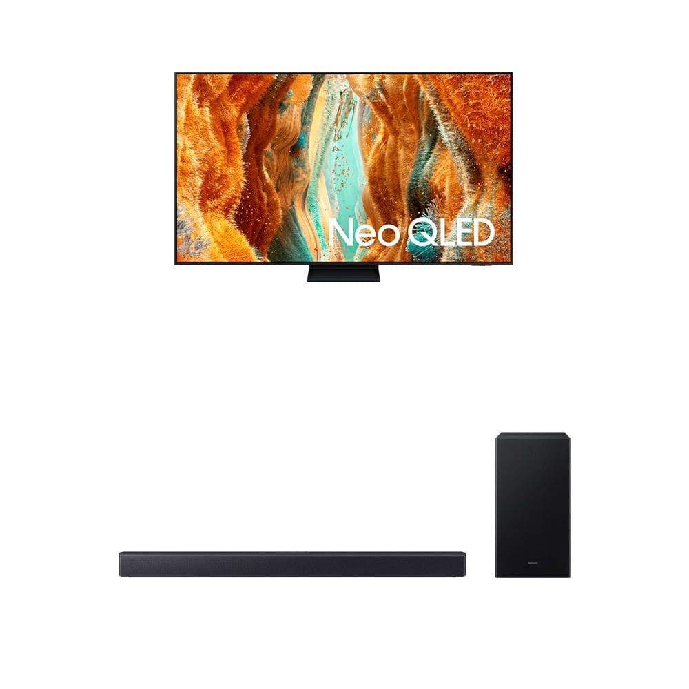 Samsung Vision AI TV 65” NEO QLED Ultra 4K QN70F 2025 + Soundbar Samsung HW-B450F