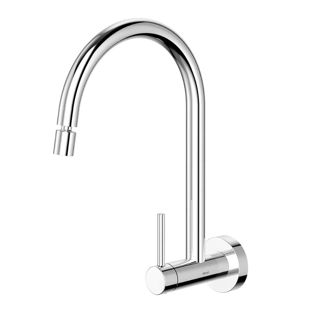 Torneira Bica Alta Parede para Cozinha Spice Cromado Docol