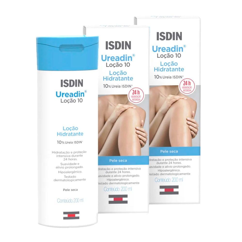 Kit 2 Ureadin 10 Isdin Loção Hidratante 200ml