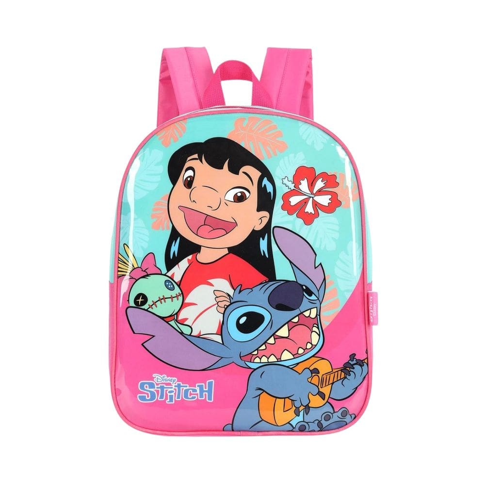 Mochila de Costas Stitch Lilo Pequena Creche Infantil