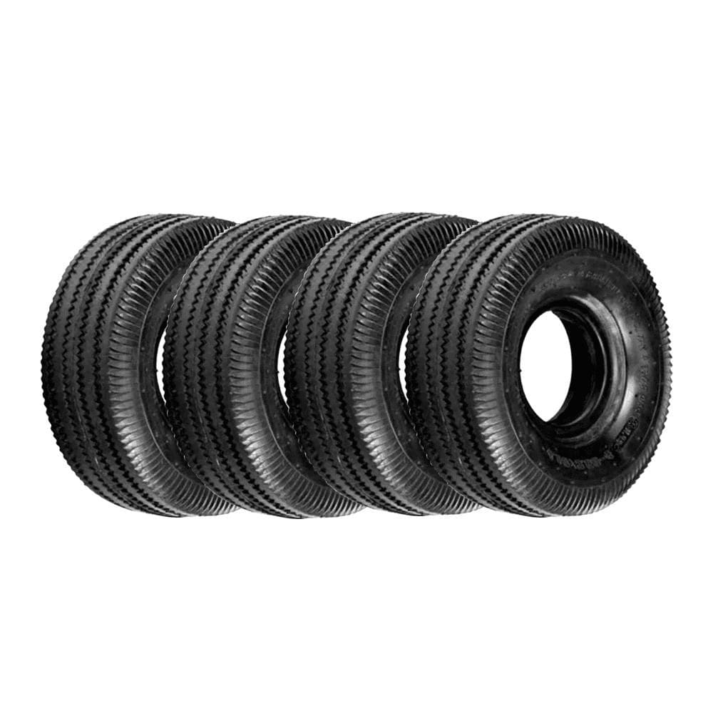 Combo 4 Pneus Carrinho De Mão 350-4 4 Lonas Buffalo