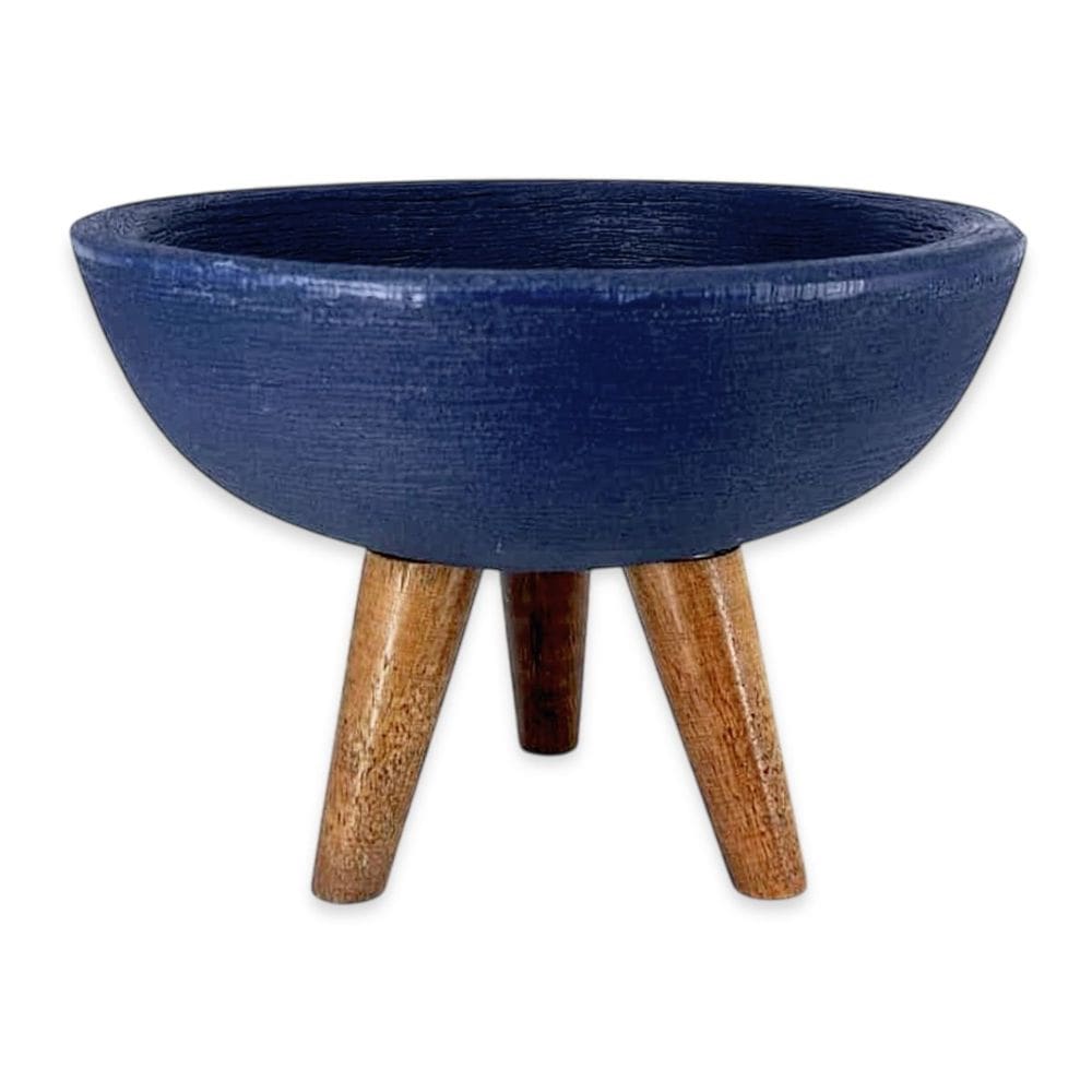 Vaso Bacia Mini Pé Palito (17x23) Azul ALPE E ARITANA