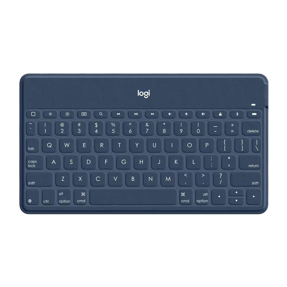 Teclado Ultra portátil Logitech para iPad, Keys-To-Go, Azul