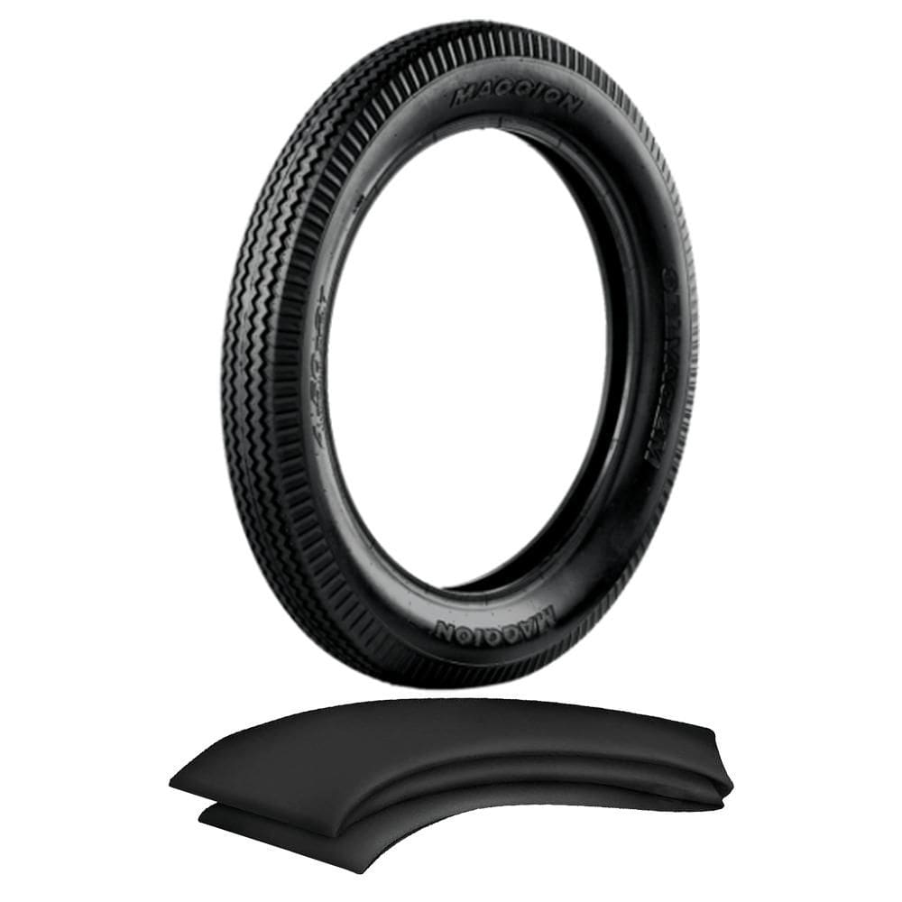 Kit Pneu Carroça Charrete 450-21 Selvagem Maggion + Camara