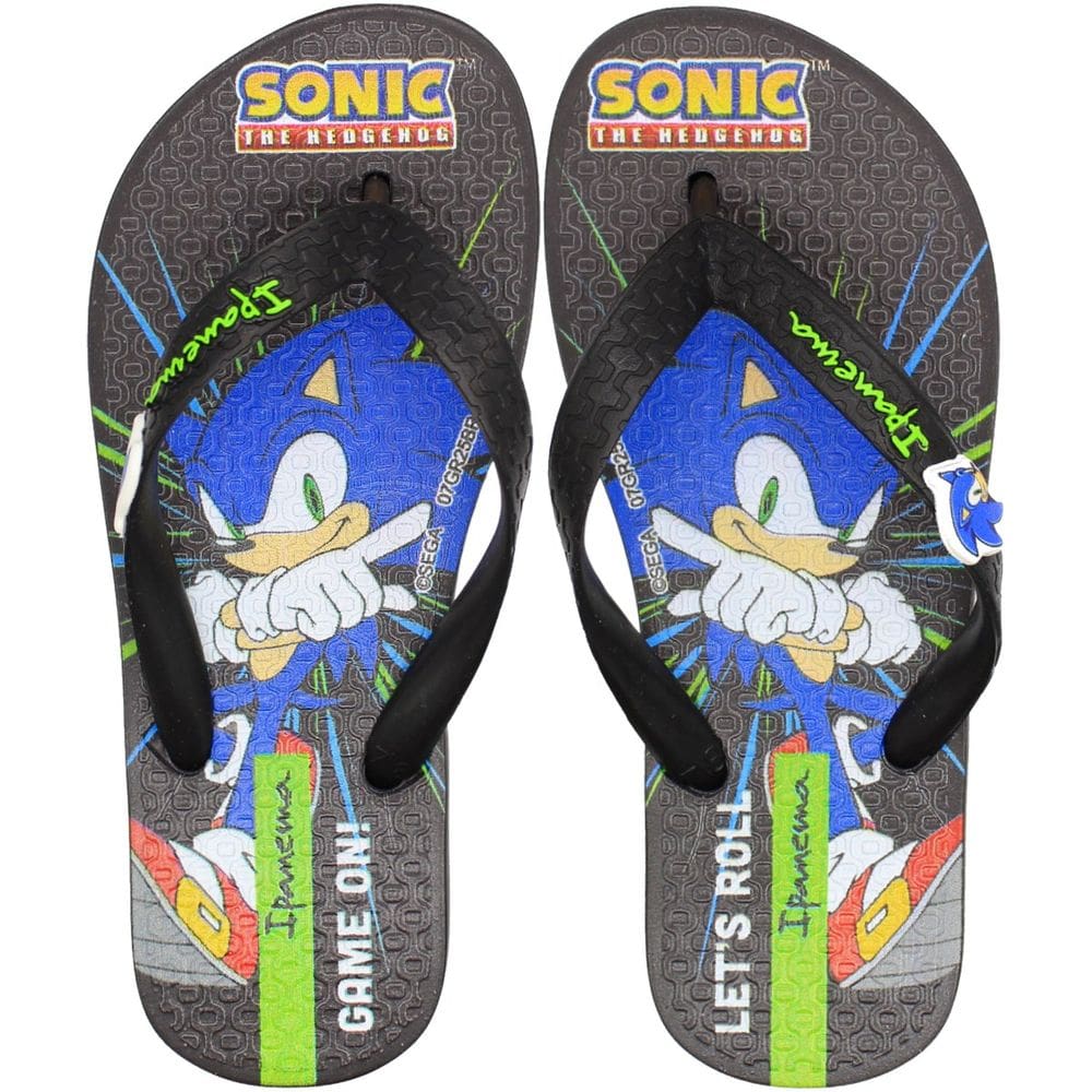 Chinelo de Dedo Infantil Ipanema Ouriço Lets Juvenil Menino