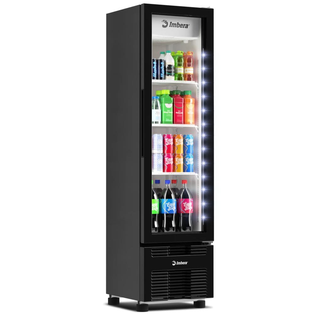 Refrigerador Expositor Imbera VR08S Full Black 244L Luz Interna-Bivolt