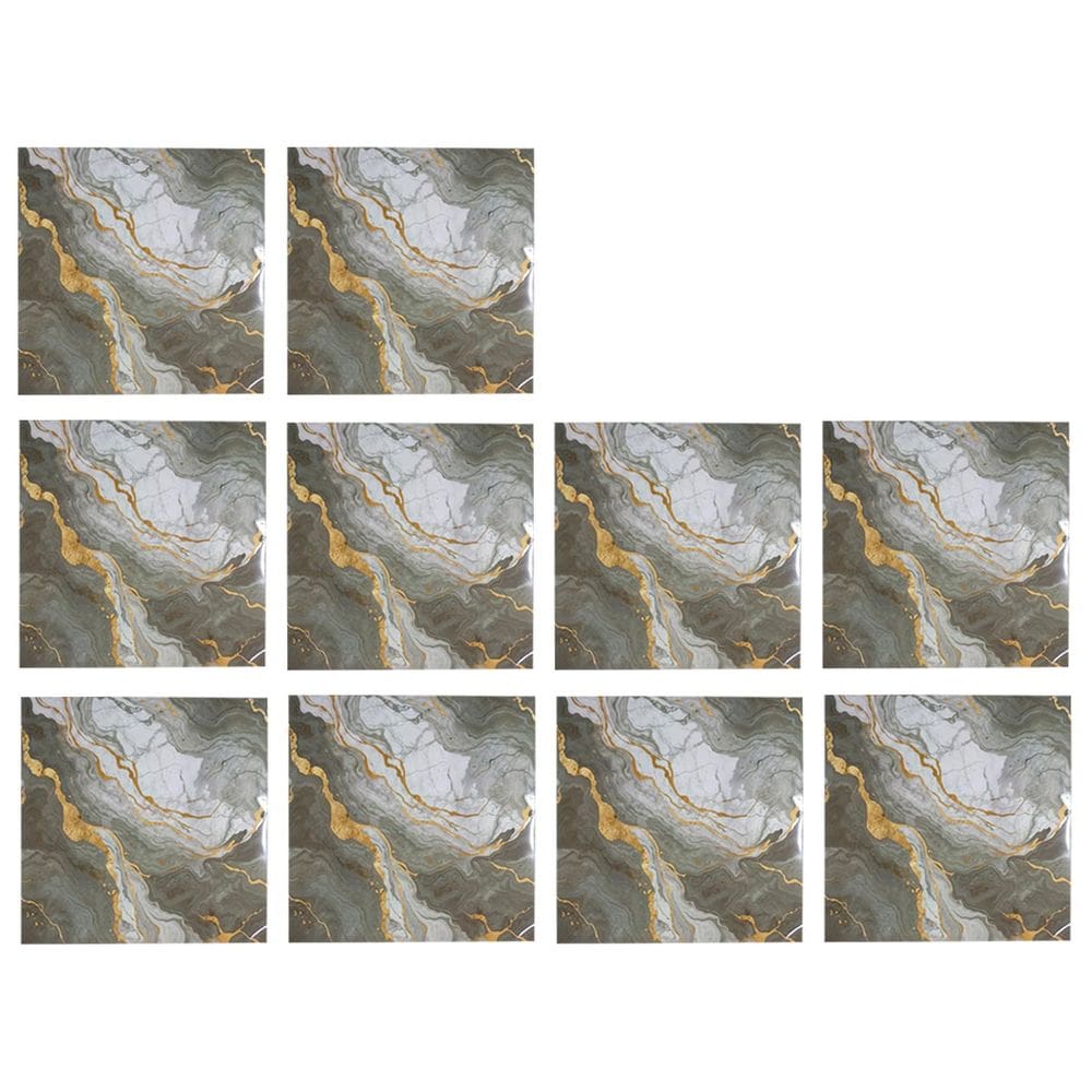 Placa Adesiva Marmore 3D Kit 10 uni Obra Reforma Papel de Parede Autocolante Quarto Sala Cozinha Banheiro Painel