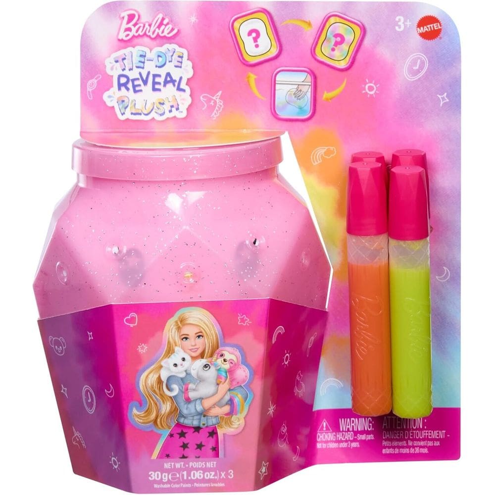 Pelúcia Surpresa Barbie Tie Dye 17cm - Mattel HWD29