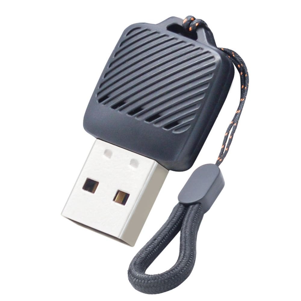 Adaptador CarPlay sem fio compacto com porta USB/tipo C - cinza