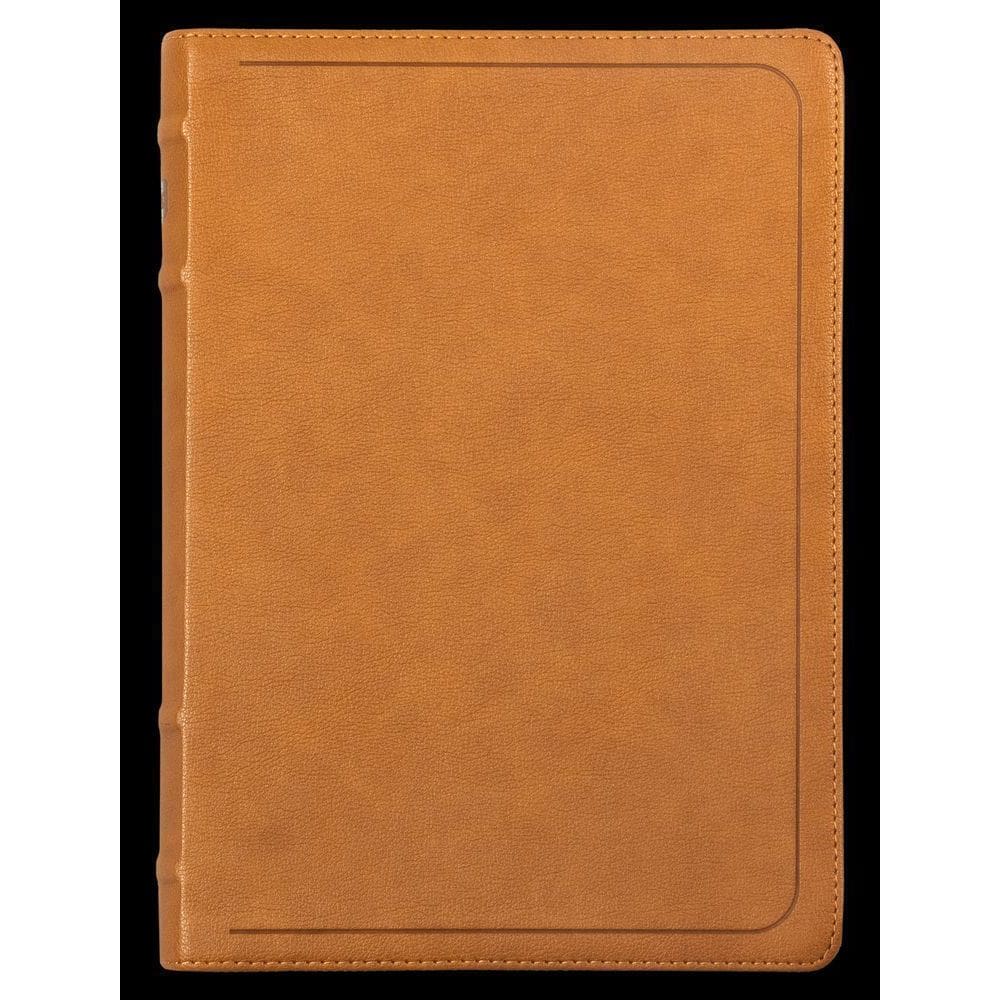 Bíblia Acf Com Referências Cruzadas E Palavras De Jesus Em Azul, Couro-Soft Mostarda, Letra Grande,