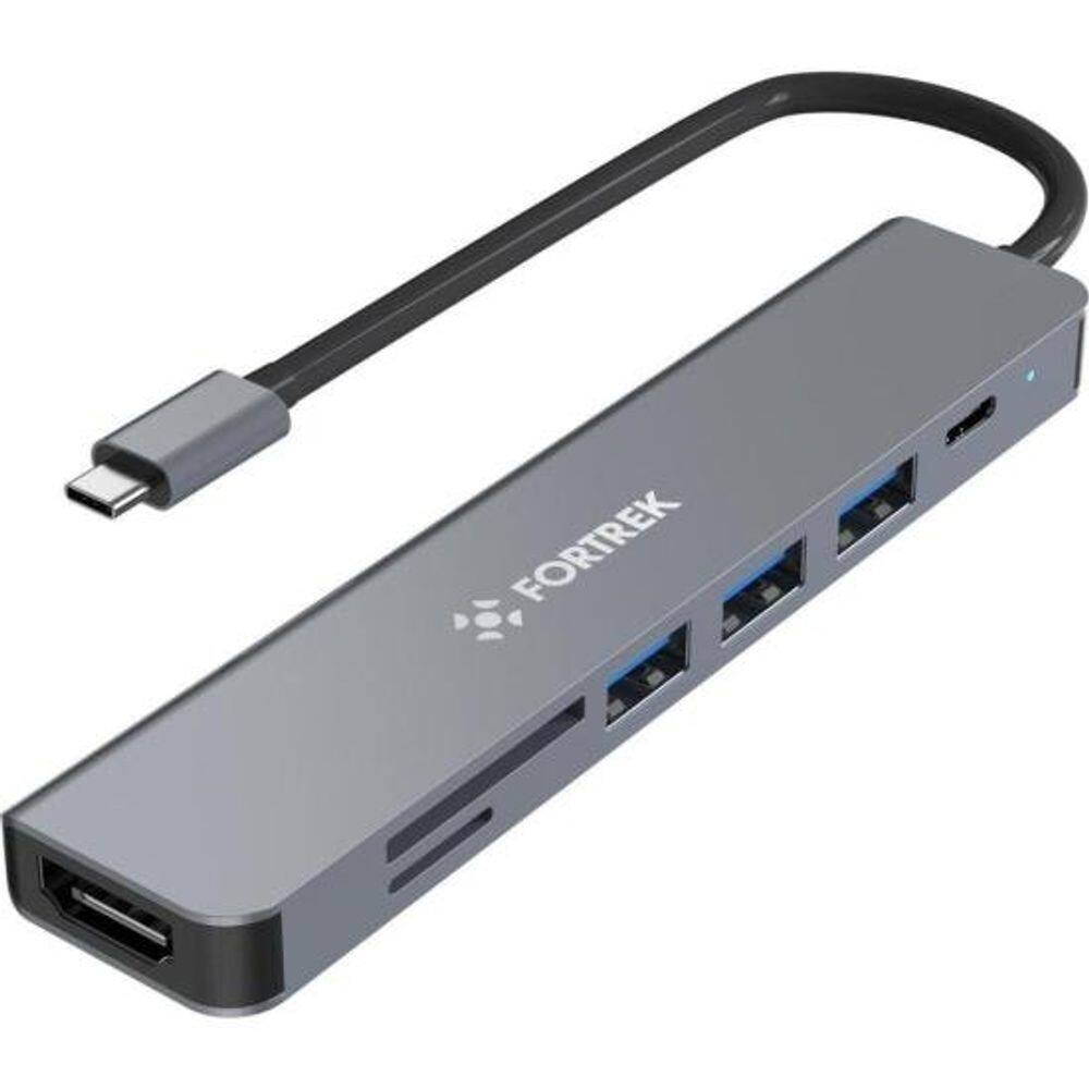 Hub USB-C 7 Portas Fortrek DC75