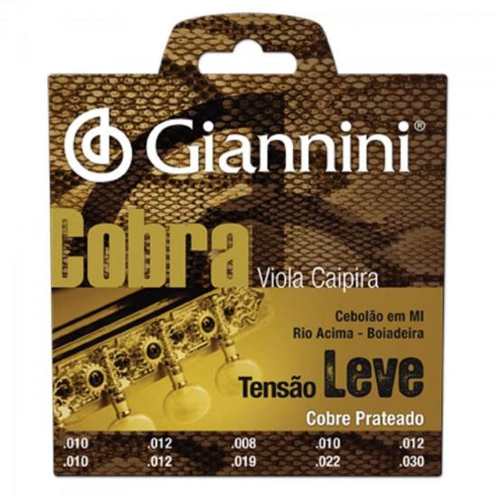 Encordoamento para Viola GESVL Serie Cobra ACO Leve Giannini