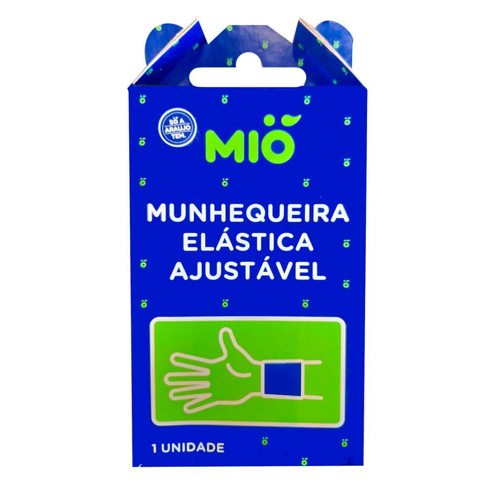 Munhequeira Elástica Mió Ajustável Cor Grafite 1 Unidade