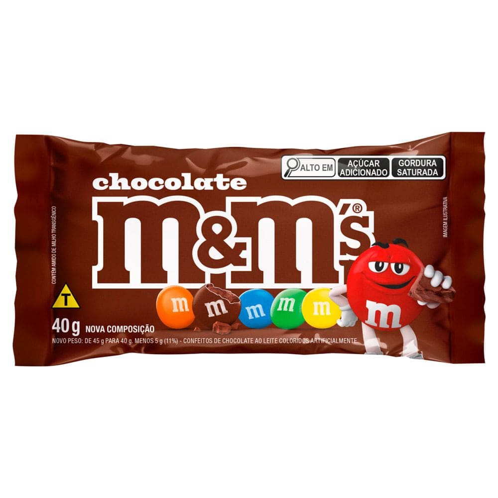 Confeito M&M`s Chocolate 40g