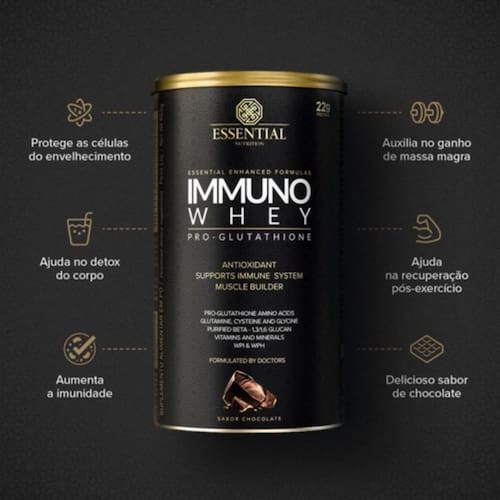 immuno whey pro glutathione SACHe (25G) - SABOR: CHOCOLATE (31G). 1268209 helping to promote endurance in high Immuno Whey Pro Glutathione Cacao