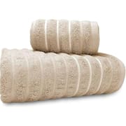 Kit 02 Toalhas 01 Banho e 01 Rosto Jogo de Toalhas 100% Algodão Grande 460g Casa Dona