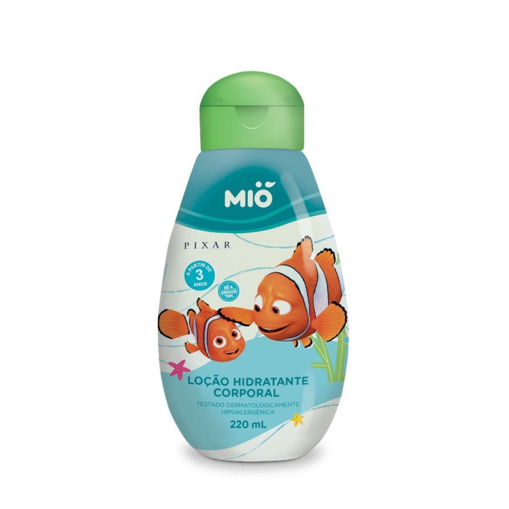 Loção Hidratante Corporal Mió Pixar Nemo 220ml