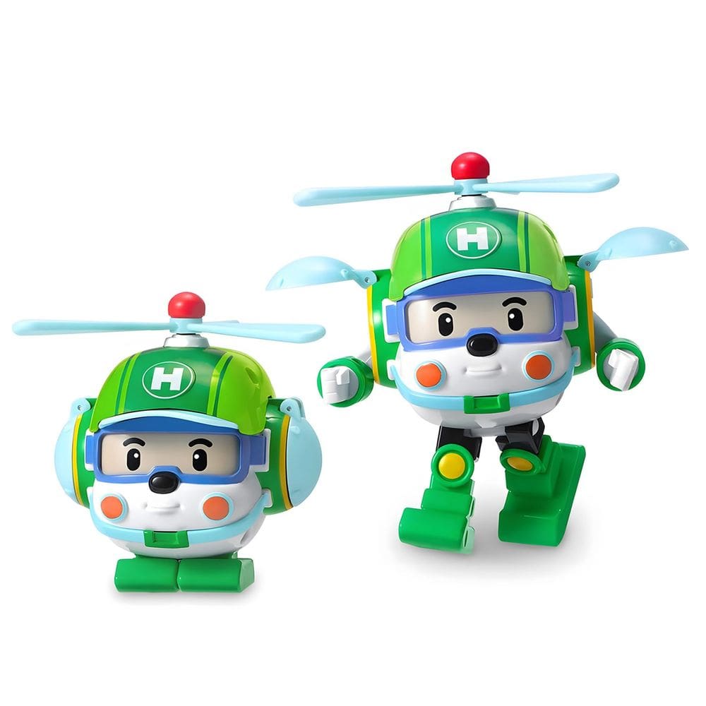 Robô transformador Toy Robocar Poli Helly 4 Helicóptero 1-5y