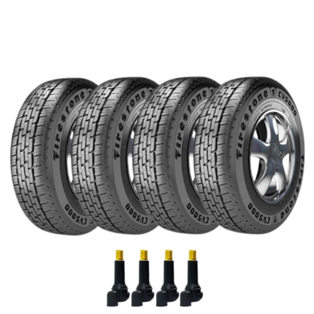 Combo 4 Pneus 205/70r15c 106/104r Cv5000 Firestone + Bico