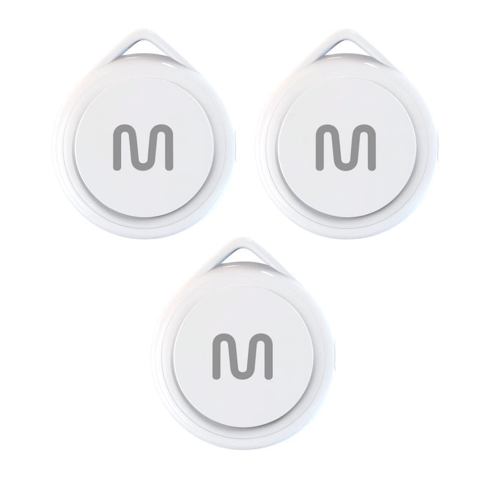Kit 3 Rastreadores Bluetooth Multi MTag Branco - TAG01K1