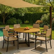 Conjunto Náutico de Área Gourmet 6 Cadeiras  1,50m - Solara