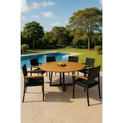 Conjunto Náutico de Área Gourmet 6 Cadeiras  1,50m - Solara