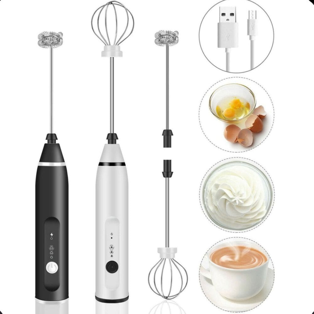 Mini Mixer Elétrico Portátil Misturador Batedor Bebidas