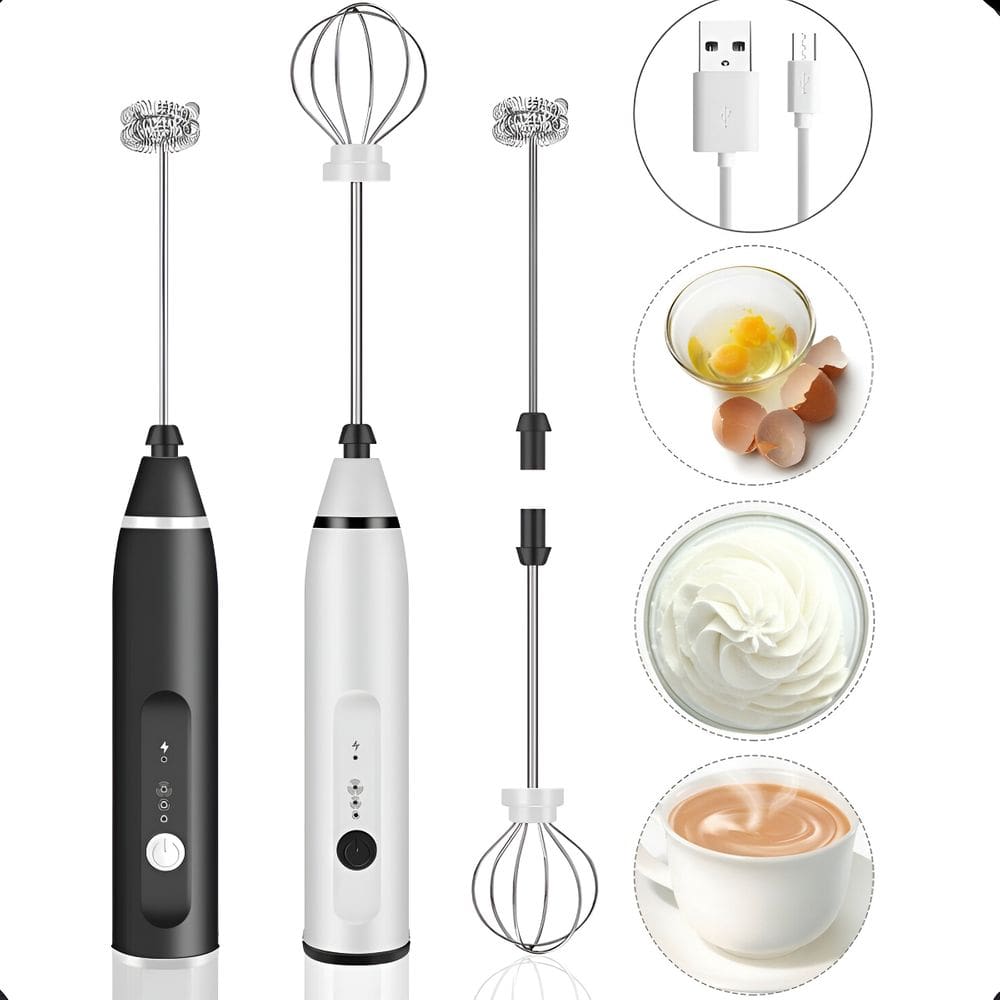 Mini Mixer Elétrico Portátil Misturador Batedor Bebidas