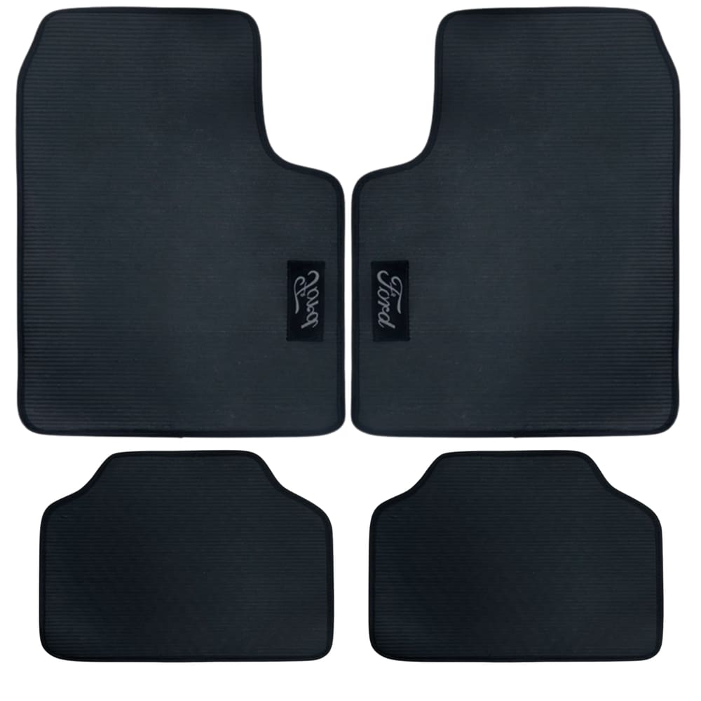 Jogo Tapete Universal Borracha Automotivo 4 Peças Fiesta,Focus,Ranger