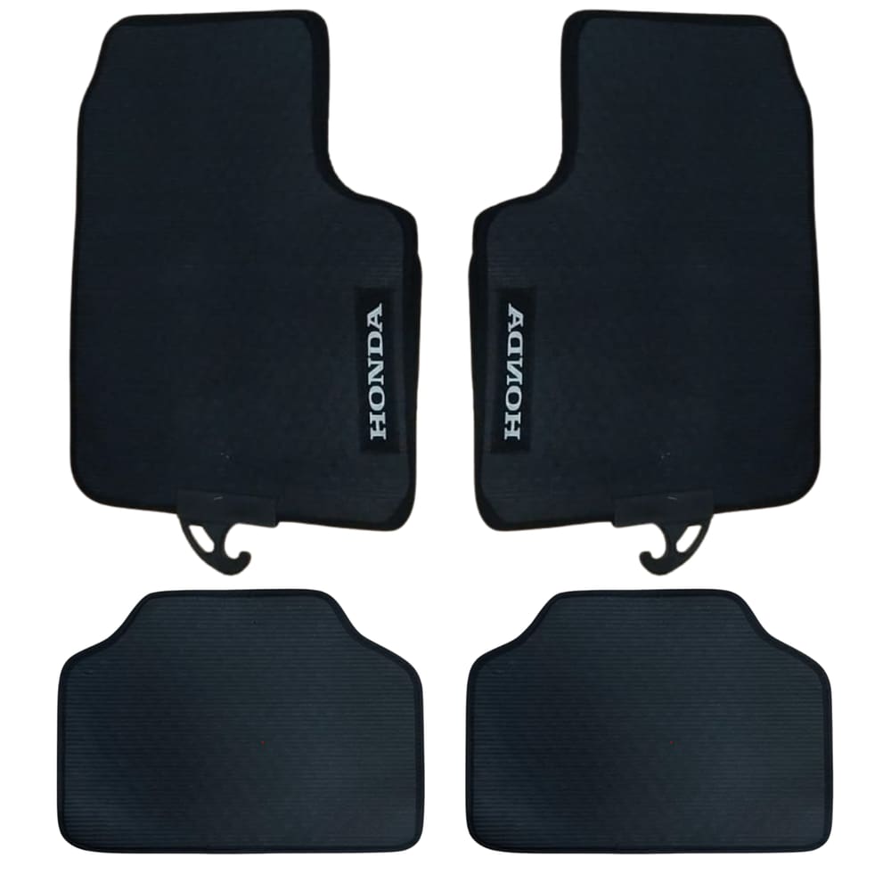 Jogo Tapete Universal Borracha Automotivo 4 Peças Civic,City,Fit.