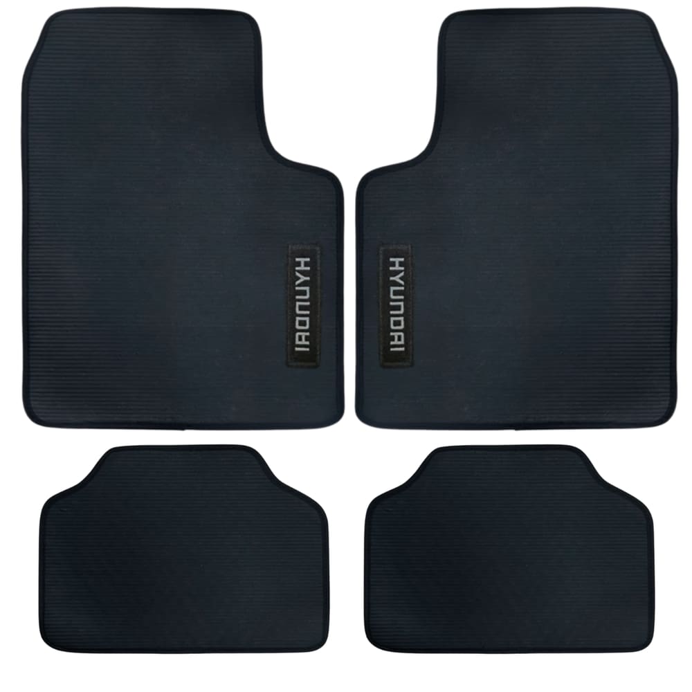 Jogo Tapete Universal Borracha Automotivo 4 Peças HB20, HB20S, Creta