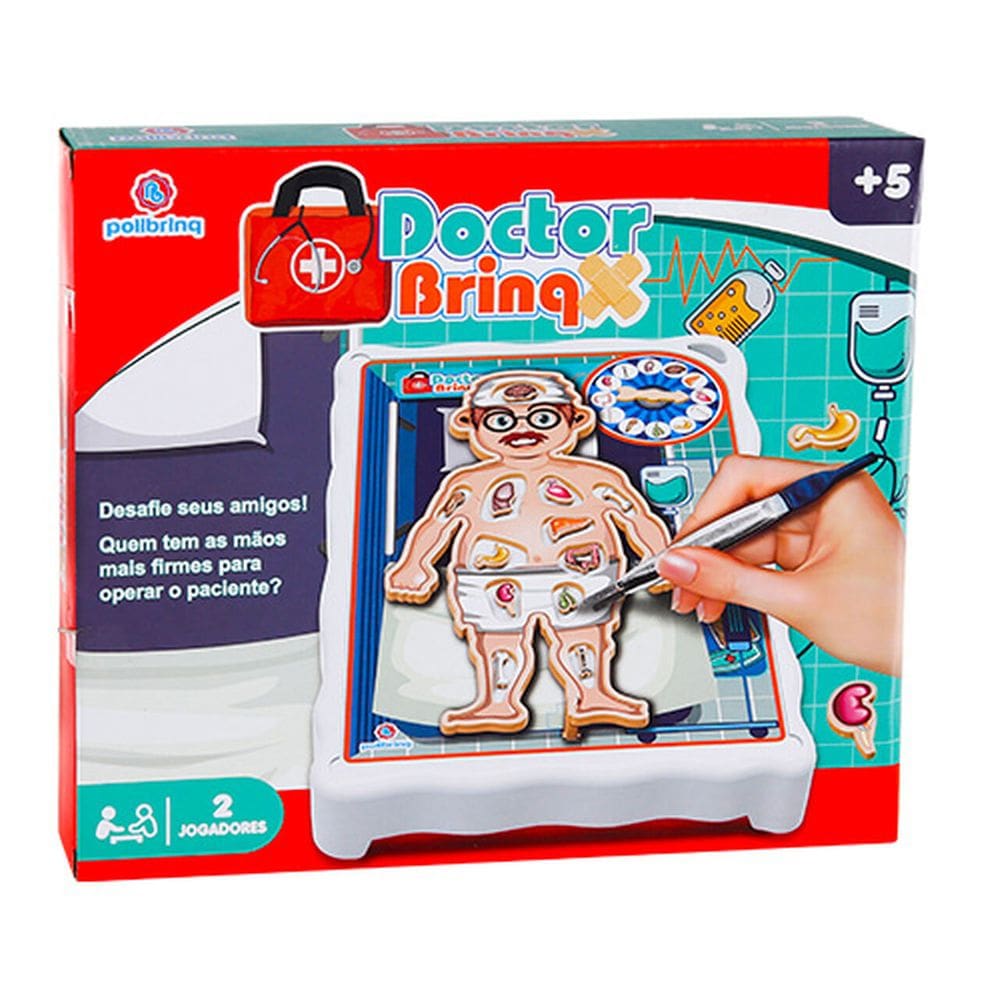 Jogo Doctor Brinq Operação Cirurgia Interativo - Polibrinq 513