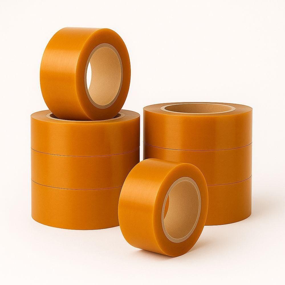 Kit 8 Fitas Adesiva Larga Durex Laranja 250m Embalagem Fechamento Caixa Uso Geral Resistente