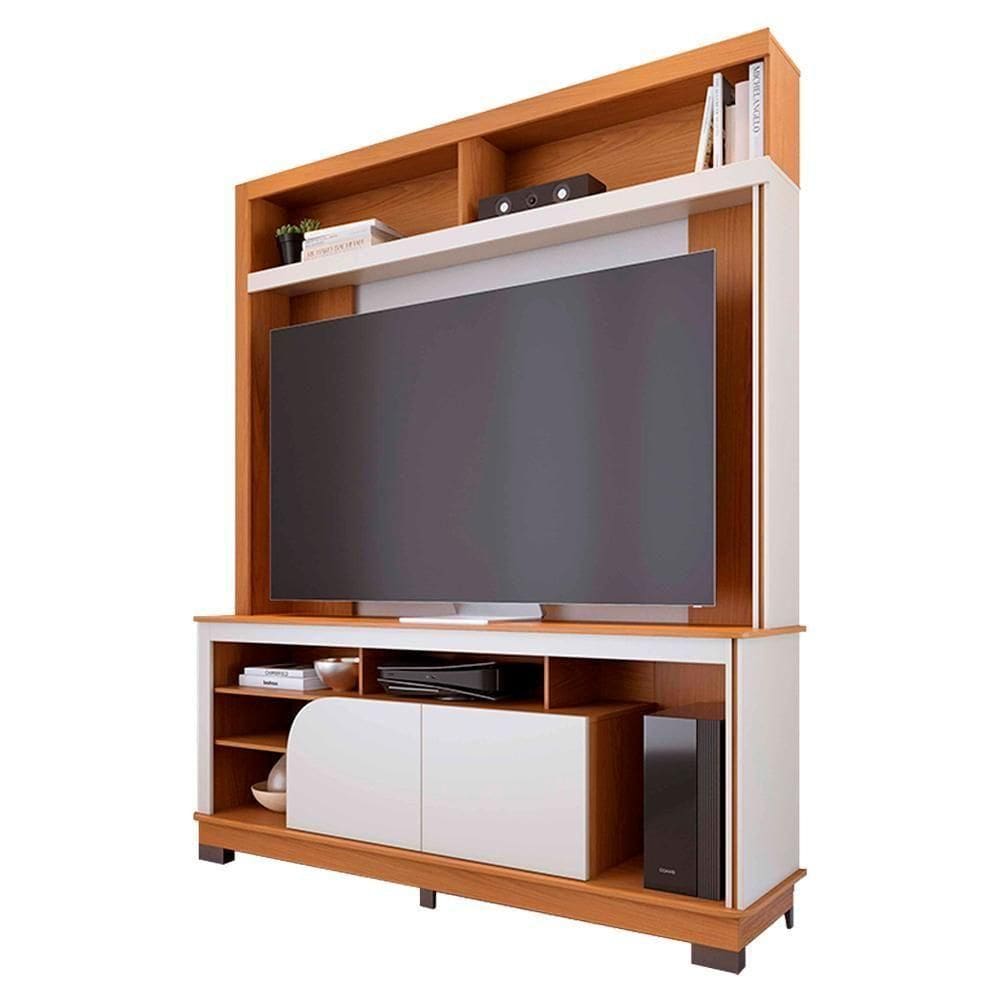 Estante Home Tv 65 Pol 2 Portas 160 Cm Belaya Freijo Off White Matte Colibri