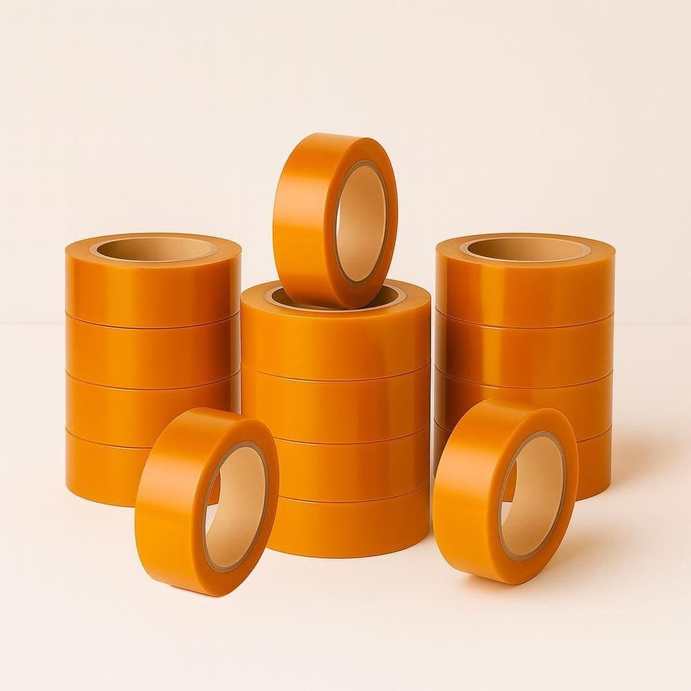 Kit 15 Fitas Adesiva Larga Durex Laranja 250m Embalagem Fechamento Caixa Uso Geral Resistente