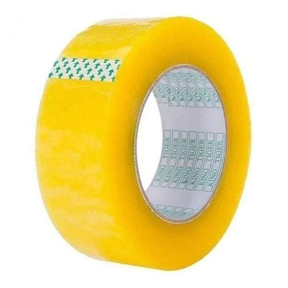 Fita Adesiva Durex De 250 Metros Transparente Para Embalagem