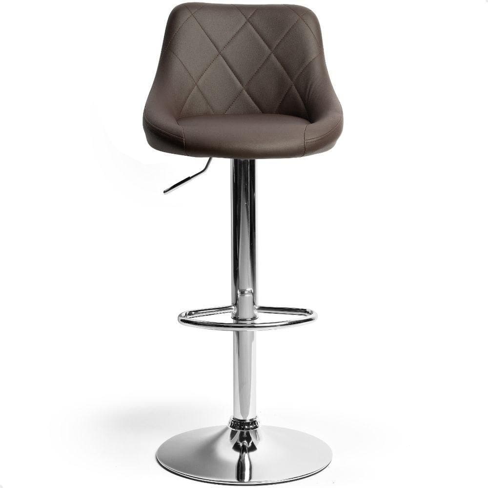 Banqueta Alta Giratória Milano Cozinha Americana Bar Balcão Marrom Café